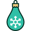 Linear Christmas Baubles icon 64x64