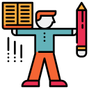 book,man,pencil,learning,education,adult