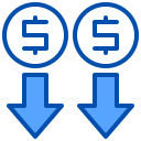 cost,money,business and finance,dollar,currency,arrows,coin,down,loss ok 