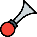 transportation,entertainment,miscellaneous,Tools and utensils,vehicle,warning,car,attention,clown,horn