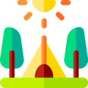 sun,architecture and city,landscape,architecture,nature,trees,day,holidays,camping,tent,wigwam,tipi,village