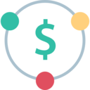 dollar,business,interface,network,connection,networking,circles,connect,scheme