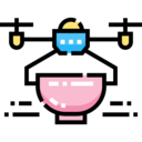 food and restaurant,shipping and delivery,delivery,bowl,food delivery,drone ok 