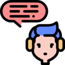 man,user,people,speech bubble,conversation,communications,boy,support,chat bubble,chatting