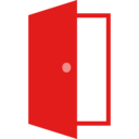 real estate,buildings,exit,open,opened,door,aperture