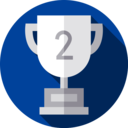 sports and competition,winner,award,cup,champion,trophy,second prize,second