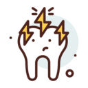 healthcare and medical,teeth,caries,bolt,pain,hypersensitive,Decay,thunderbolt,teethache
