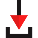 download,multimedia,arrows,multimedia option,orientation,direction,inbox,down arrow,downloading,shapes and symbols
