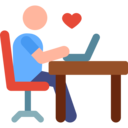 man,people,chat,heart,love,humanpictos,love and romance,romance