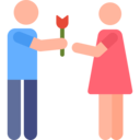 people,love,humanpictos,love and romance,couple,flower,romance