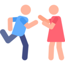 people,love,humanpictos,love and romance,couple,run,romance