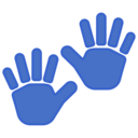 hand,shape,print,hands,hands and gestures,silhouette,silhouettes,hand print,prints,criminal icons