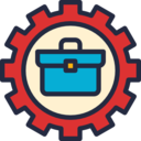 business and finance,business,briefcase,cogwheel,settings,process