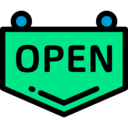 business,shop,sign,signaling,signal,open ok 