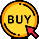 commerce and shopping,commerce,button,rounded,buy,circumference ok 