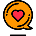 multimedia,speech bubble,conversation,communications,chat,heart,love,communication,favorite ok 