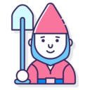 avatar,people,halloween,fantasy,costume,shovel,fairy tale,folklore,elf,characters,gnome