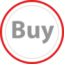 commerce and shopping,commerce,button,rounded,buy,circumference