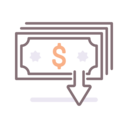 money,business and finance,dollar,down arrow,note,dollar bill,withdrawal
