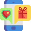 commerce and shopping,smartphone,favorite,gift,online shop,offer