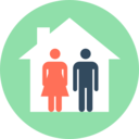 house,real estate,home,internet,buildings,humanpictos,page,couple ok 