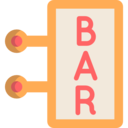 food and restaurant,sign,signaling,bar,pub