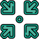 ui,interface,arrows,multimedia option,minimize,orientation,direction