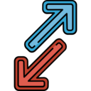 interface,arrows,multimedia option,transfer,orientation,direction