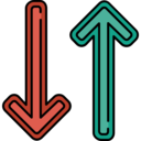 interface,arrows,multimedia option,transfer,orientation,direction