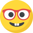 emoji,feelings,smileys,emoticons,nerd,geek ok 