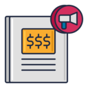 budget,dollar,file,document,megaphone,marketing ok 