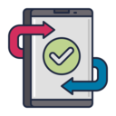electronics,arrows,smartphone,mobile,checkmark,solutions ok 