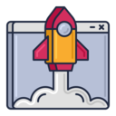 business and finance,computer,screen,rocket,startup,rocket ship