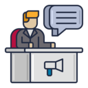 man,professions and jobs,megaphone,speech bubble,marketing,communication,consultation ok 