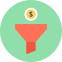 money,seo and web,coin,commerce,filter,funnel