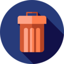 basket,ui,interface,Tools and utensils,trash,garbage,bin,can ok 