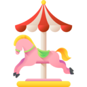 architecture and city,entertainment,fun,carnival,horse,kid and baby,amusement park,kid,fairground,circus,horses,carousel