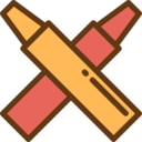 edit tools,education,write,Tools and utensils,draw,pen,crayons,crayon