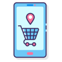 smart,commerce and shopping,shopping cart,smartphone,placeholder,retail