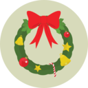 decoration,christmas,xmas,ornament,bow,wreath