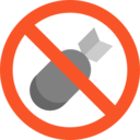 prohibition,signaling,not allowed,forbbiden,bombs ok 