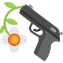 miscellaneous,love,peace,loving,pistol,gun,flower,Hippie,pacifism