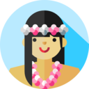 cultures,woman,avatar,user,profile,people,social,hawaiian ok 