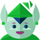 avatar,user,people,head,christmas,elf ok 