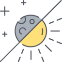 sun,weather,nature,moon,night,day