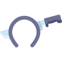 accessory,party,fun,knife,scary,halloween,horror,terror,costume,headband,hairband ok 