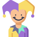 avatar,user,profile,halloween,costume,character,clown,joker,fool,jester,buffoon