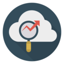 business and finance,business,magnifying glass,cloud,loupe,stats,profits,growth