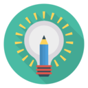 business,electronics,pencil,edit tools,art and design,design,idea,bulb,light bulb,creative,creativity,lightbulb,inspiration,lighting