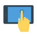 finger,smartphone,mobile,hands and gestures,tap,touch,click here,touch gesture ok 